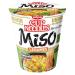 NISSIN Japanese Noodles - Miso Flavor - 1 box of 8 cups