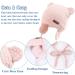 XIAOHAWANG Baby Earflap Beanie Hat - Soft Knit Beanies for Infant Toddler - Cute Bear Design - Pink - 6-18 Months - Buy Online on GoSupps.com