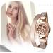 Flongo Aromatherapy Leather Bracelet for Women - Essential Oil Diffuser Bracelet with Colored Felt Pads - Rose Gold Aroma Blocket - Buy Online on GoSupps.com