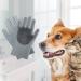 Pets Grooming Gloves - Gentle Bathing Shampoo Brush & Deshedding Mitt - 1 Pack - Buy Online on GoSupps.com