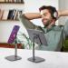 Doboli Cell Phone Stand  Phone Stand for Desk Phone Holder Stand Compatible with iPhone and All Mobile Phones Tablet Space Gray - Buy Online on GoSupps.com