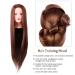 24-Inch Exercise Head for Hair Styling - High-Quality Synthetic Fiber Knot-Free Doll Head for Hairdresser Training & Professionals - Buy Online on GoSupps.com