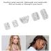 300 Silver Beard Pearls - DIY Light Hair Hose Beads Exquisite Dreadlocks Pearls for Men & Women Versatile & Durable - Buy Online on GoSupps.com