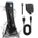 Body hair trimmer men electrical intimate razor for men electrical body razors for men's men's pubic hair trimmer body groom for the genital area armpits and breast with charging station
