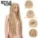 32 Faux Locs Dreadlock Wig with Baby Hair | Synthetic Twist Hair Wig (32 Inch 613) | Goddess Long Wigs - Buy Online on GoSupps.com