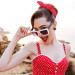 Red Small Dots Bandana Headband - Retro Wire Hairband for Women and Girls - Buy Online on GoSupps.com