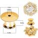 20Pcs Metal Pin Backs Locking Locking Pin Backs with Storage Case Pin Backs for Brooch Tie Hat Badge Insignia Gold - Buy Online on GoSupps.com