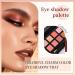 Nivofu 12 Shade Eyeshadow Palette Eyes Nude Eyeshadow Palette Highly Pigmented Cool Toned Shimmer Matte Colours For Professional Everyday Neutral Natural Looks Eye Shadow Makeup Palette With Mirror - Buy Online on GoSupps.com