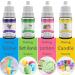 DecorRom Soap Fragrance Oil - 12 Liquid Soap Scents Set for Bath Bomb Making Soap Making Supplies - Concentrated Food Grade Soap Flavour Bath Bomb Scents for Cosmetic Crafts - 10ml/0.35oz Each - Buy Online on GoSupps.com