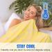 Coastal Theme Cooling Throw Blanket | Double Sided Cold Effect | Lightweight & Breathable | XL 50x70 | Lemon Design - Buy Online on GoSupps.com