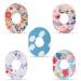 25 Sheets Adhesive Patches for Dexcom G7 Waterproof Flower Theme Tape Accessories for G7 Sensor (5 Styles)