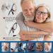 Flip Up Blue Light Blocking Clip-On Reading Glasses for Men & Women - Frameless Magnifiers for Eyeglasses - Buy Online on GoSupps.com