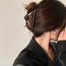 Elegant Gunmetal Triangle Metal Hair Clip for Women and Girls - Strong Hold for Daily Wear and Party - Fashionable and Versatile (Gunmetal) - Buy Online on GoSupps.com