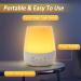 HKAI Baby Sound Machine - White Noise Night Light with 20 Soothing Sounds - Timer & Memory Function for Toddler Sleep Trainer - Perfect for Nursery, Kids & Toddler Bedroom - Buy Online on GoSupps.com