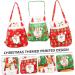 Anneome Santa Present 3pcs Christmas Candy Bag Candy Bags Christmas Drawstring Bag Decorative Hand Bags Backpack Bag - Buy Online on GoSupps.com