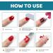 Gel Nail Polish Remover Professional Nail Polish Remover Take Effect in 3-6 Minutes Easily No Need Tin Foil & Clip Protect Nails - Buy Online on GoSupps.com