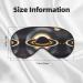 Buy Beautiful Saturn Eye Mask - Soft Elastic Adjustable Sleep Mask for Men & Women - International Shipping Available - Buy Online on GoSupps.com