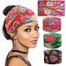 Limtula Wide Headband for Women Elastic Bandeau Sports Headwrap Northeast Rural Style Floral Hairband Stretchy Workout Headwear F8 - Buy Online on GoSupps.com