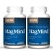 Jarrow Formulas MagMind - 90 Capsules Pack of 2 - Includes Magnesium L-Threonate (Magtein) - Supports Brain Health & Function - 60 Total Servings