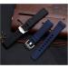 EPANO 20mm Watch Strap Replacement for Omega Seamaster 300 | Curved End Fluorous Rubber Silicone Band with Stainless Steel Buckle - Blue - Buy Online on GoSupps.com