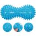 LIOOBO Hedgehog Massage Ball - Foot Roller for Pain Relief & Relaxation | Blue Foot Massager for Arm & Foot Muscle Relief - Buy Online on GoSupps.com