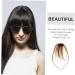 POPETPOP Bangs Wig Piece Clip in Bangs Mini Air Bangs Extensions French Bangs Fake Fringe Air Bangs Hairpiece Women Hair Clips Bang Hair Extensions Hair Strands Chuck Real Hair Woman - Buy Online on GoSupps.com