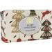 The English Soap Company Vintage Wrapped Shea Butter Soap Reindeer & Fir Tree - Mulled Wine 200g