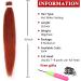Xtrend 26 Inch EZ Braids 8Packs Copper Red Pre-Stretched Easy Braiding Hair Extensions for Box Braids Hair Hot Water Setting Synthetic Fiber Hair Extensions 350# 26 Inch (Pack of 8) 350# - Buy Online on GoSupps.com