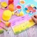 Hapeper 28-Piece Round Sponge Brush Set for Watercolor, Crafts & Face Painting - Buy Online on GoSupps.com