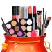 Roseflower make -up set professional make -up set teen girl make -up case cosmetic makeup pallet pallet eyes shadow full face make -up gift set with portable trip storage bag #16PCs