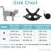 AOKCATS Escape Proof Cat Harness and Leash Set - Reflective Strips, Adjustable Comfort - Small Cat, Kitten - Black, Medium - Buy Online on GoSupps.com