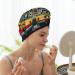 Lisbon Tram Coral Velvet Dry Hair Cap | Unisex Wet Towel Wrap for Bathroom Pool Beach - Ideal Accessory - Buy Online on GoSupps.com