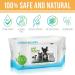 PrimePets Wet Wipes for Dogs & Cats - Antibacterial Cleaning Towels | 600 Pieces - Deodorizing Face & Ear Wipes for Pets - Buy Online on GoSupps.com