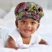 Kids Adjustable Silk Bonnet Sleep Cap for Hair Protection - African Print Multicoloured - Buy Online on GoSupps.com