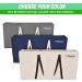 GoSports Canvas Cornhole Carrying Case - PRO Grade 4' x 2' Regulation Size - Navy Blue, Gray, or Natural Canvas - Buy Online on GoSupps.com