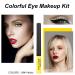 12pcs Waterproof Matte Liquid Eyeliner Set - Colorful Makeup Pen Set in White, Red, Blue, Green, and Brown - Buy Online on GoSupps.com