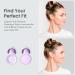 2 Pairs Silicone Ear Plugs for Sleeping | Noise Reduction 25dB | Reusable Hearing Protection - 8 Ear Tips in S/M/L - Purple - Buy Online on GoSupps.com