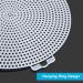 DAJAVE 40 Pack 6 Inch Round White Plastic Mesh Sheets - Perfect for Embroidery Crafting - Buy Online on GoSupps.com