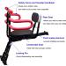 Foldable Front Mounted Children Bike Seat | Portable Baby Carrier for Mountain, Hybrid & Fitness Bikes - Buy Online on GoSupps.com