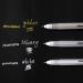RVOGJP 3 Colors Gel Pen Set - Fine Tip Sketching Pens for Illustration and Drawing - Black Paper Drawing and Adult Coloring - Pack of 3 (White, Gold, Silver) - Buy Online on GoSupps.com
