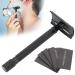 Ankroyu Portable Long Handle Double Edge Razor - 5 Blade Hair Trimmer for Face & Body - Premium Shaving Solution for All Skin Types - Buy Online on GoSupps.com