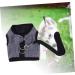 2-St Rabbit Line Lead Vest for Chinchillas - Breathable Costume Dress with Breast Tape - Muscle Shirt Straps 2-Pack Gray Size 3x2 - Ideal Guinea Pig Belt for Comfortable International Shipping - Buy Online on GoSupps.com