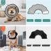 VavoPaw Dog Cat Cones Recovery Collar Soft Mesh Elizabethan Collar Breathable Dog Surgery Recovery Collar E-Collars for Dogs After Surgery Dog and Cat Protective Cone for Recovery M Gray Gray Medium - Buy Online on GoSupps.com