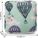 Xueny Sanitary Napkin Storage Bag 2-Pack: Balloon Green & White, Zipper Closure, First Period Pouch for Girls/Women, 13x13x3cm - Buy Online on GoSupps.com