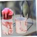 Housoutil 2 Sets Makeup Brush Set - Marbling Powder & Foundation Brushes for Makeup Vanity - Pink Makeup Tools for Flawless Beauty - Buy Online on GoSupps.com