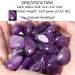 Buy Xiannvxi Amethyst Drum Stones - Large Gemstone Hand Flatterers | Premium Quality Mountain Crystals for Healing & Decor - International Shipping Available - Buy Online on GoSupps.com