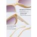 Lanomi Cat Eye Reading Glasses for Women - UV400 Anti-Glare Tinted Sun Readers with Spring Hinges | Beige 2.5x Visual Aid - Buy Online on GoSupps.com