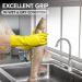 VGO Kitchen & Household Gloves - 1 Pair TPE Latex-Free Super Thick Slipproof Cleaning Gloves for Kitchen Bathroom & Garden | TP117 S (Yellow) - International Shipping - Buy Online on GoSupps.com