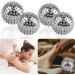 2 Pairs Hedgehog Massage Balls & 8 PC Acupressure Ring Set - Stress Relief & Wellness Tools - Buy Online on GoSupps.com