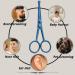 Kids Safety Hairdressing Scissors with Round Tips and Curved Blades - Professional Salon Barber Scissors for Baby Haircuts (Blue 4.5 inch) - Buy Online on GoSupps.com